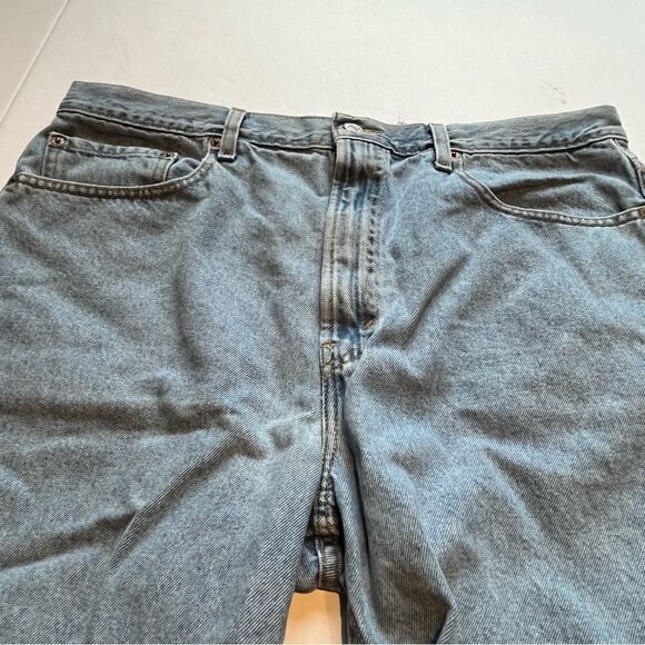 Men's Levi's 505 Shorts Faded Blue Denim Size 38 - Picture 4 of 7